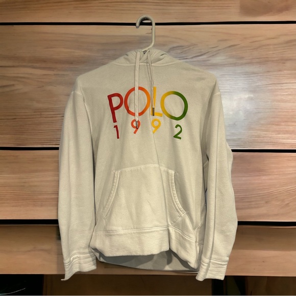 Polo Ralph Lauren 1992 Vintage Hoodie - Gently Used - Retro Classic - Picture 1 of 3